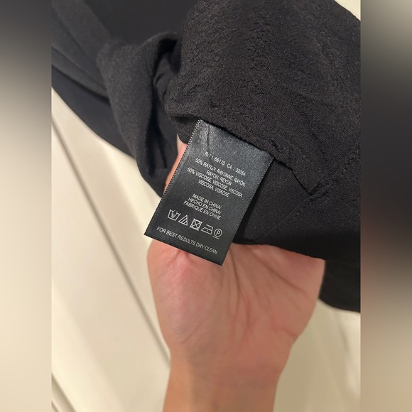 Maeve Anthropologie Black Top with Ruffle Sleeves - Picture 7 of 8